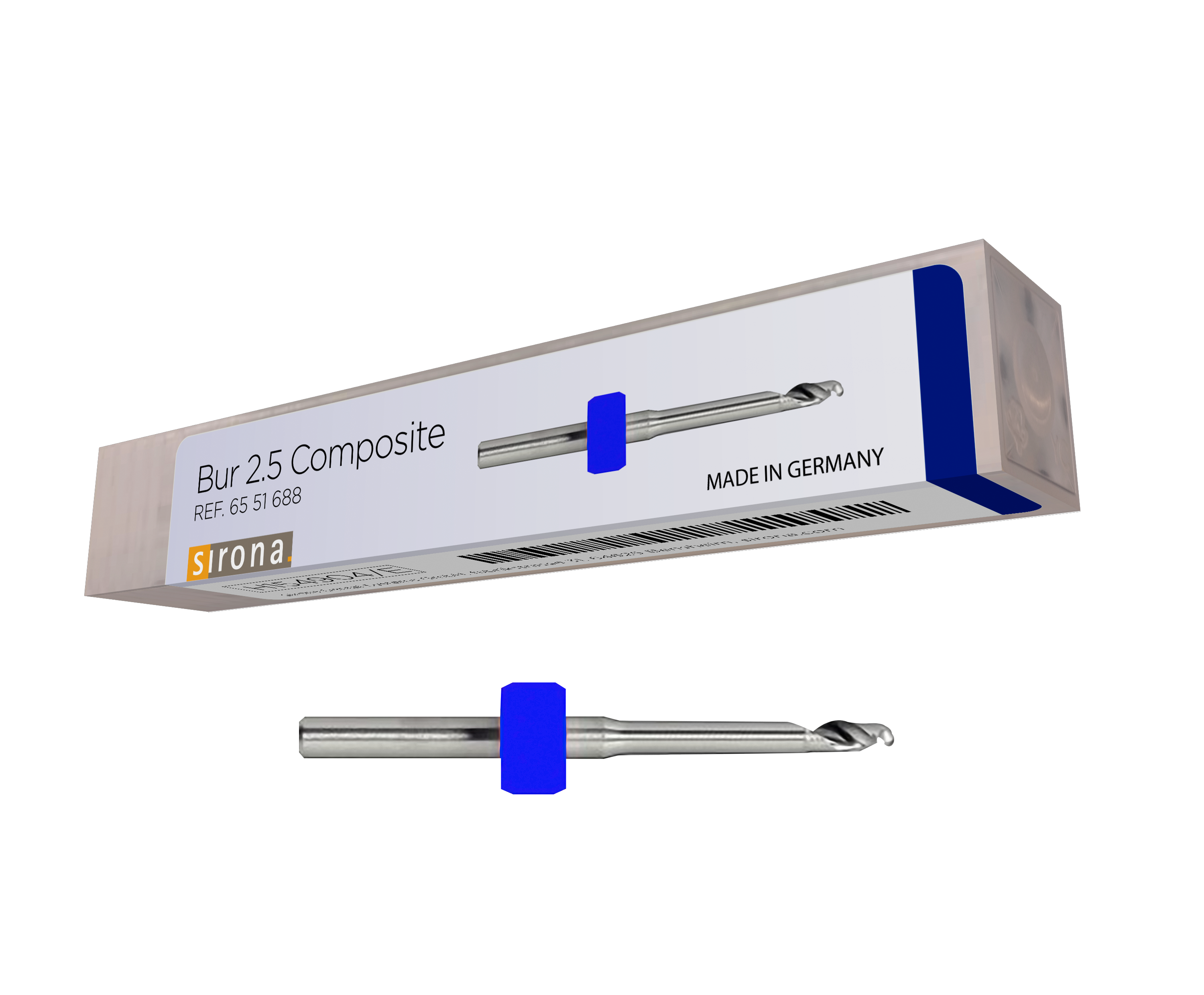Brocas Bur 2.5 - Blue