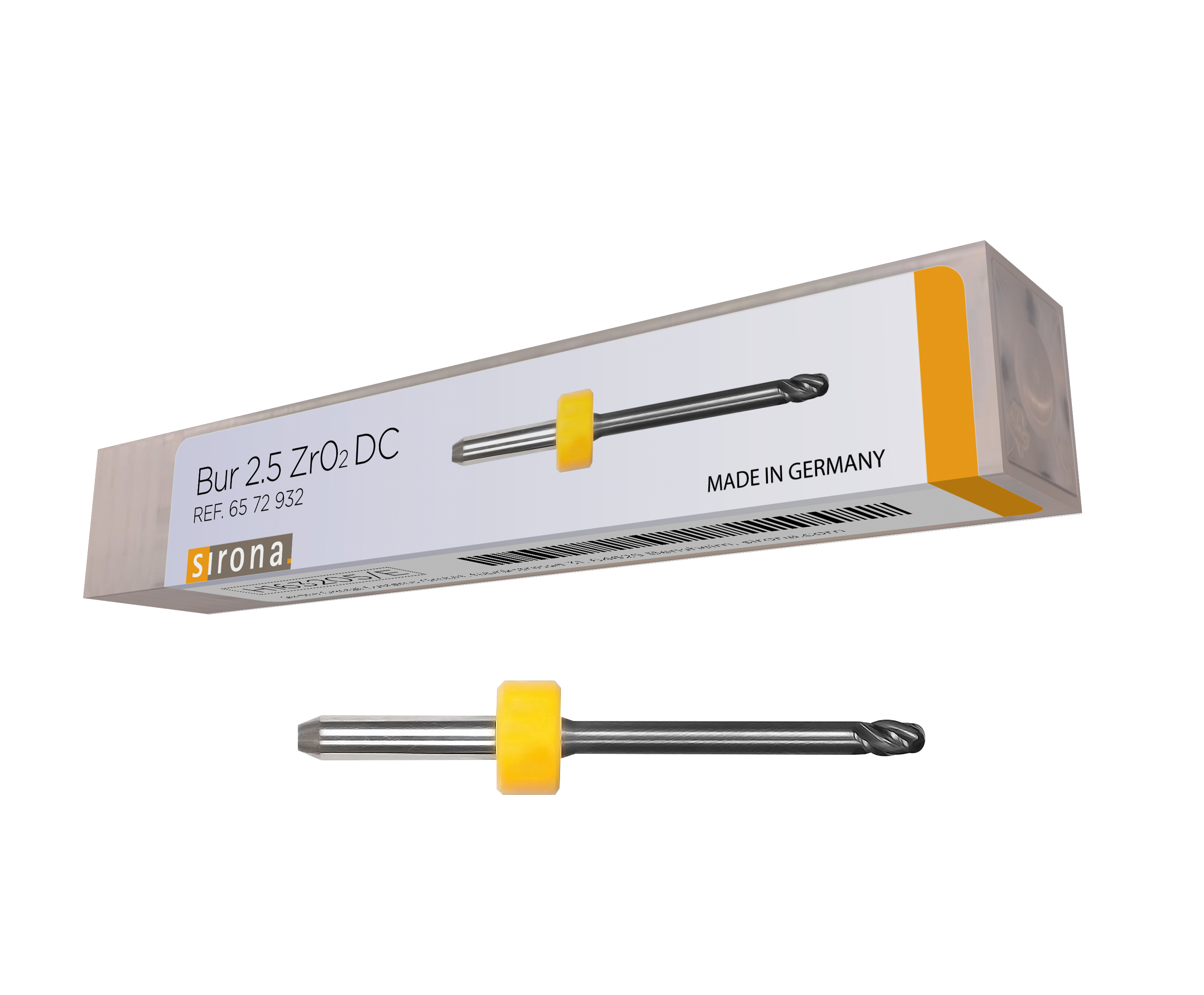 Brocas Bur 2.5 ZrO2- Diamante 