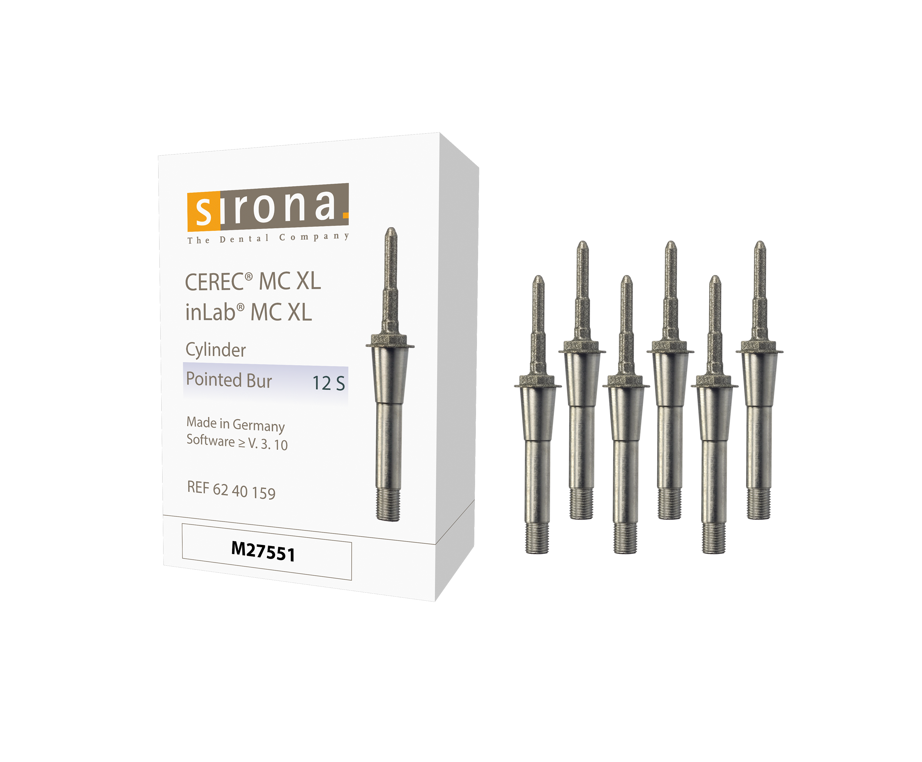 Brocas Cylindern Bur 12 S